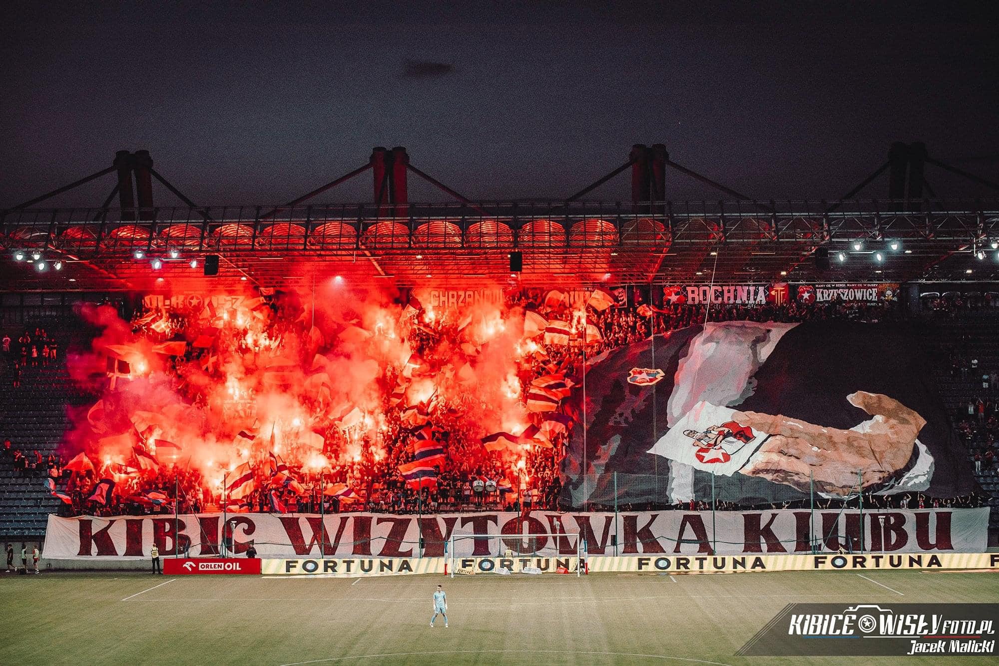Wisła Kraków GKS Katowice Oprawa Kibic Wizytówką Klubu